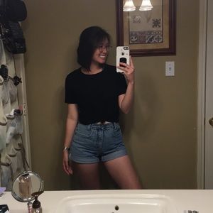 Vintage high waisted Mom shorts size